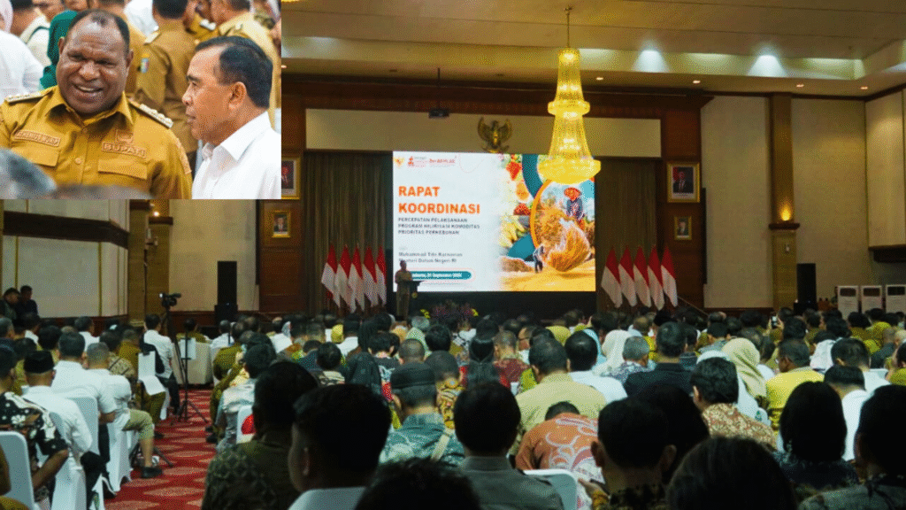 Bupati Jayawijaya Menghadiri Rakor Hilirisasi Perkebunan oleh Kementerian RI: Sawah dan Kopi Menjadi Agenda Prioritas Daerah